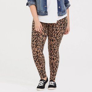 TORRID 0X 4X LEGGINGS Pants Full Length Leopard